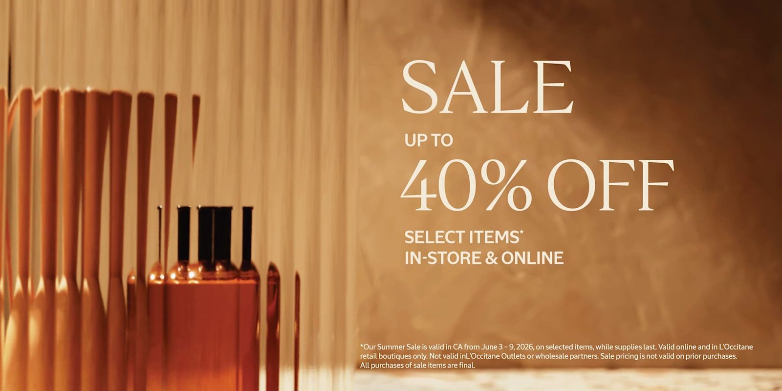 L'OCCITANE | SUMMER SALE IS ON