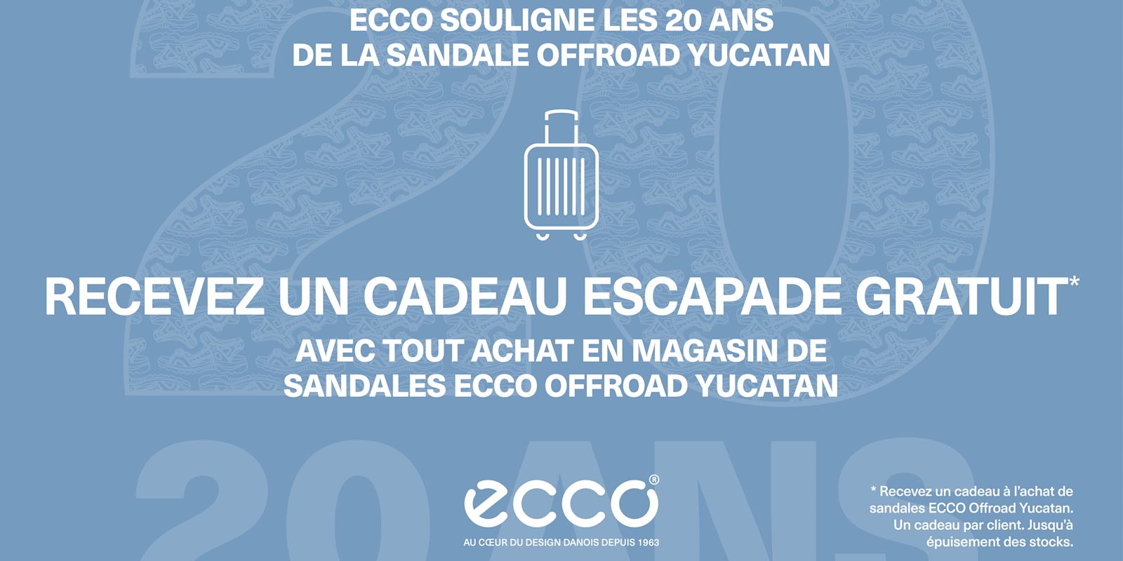 ECCO souligne les 20 ans de la sandale Offroad Yucatan!