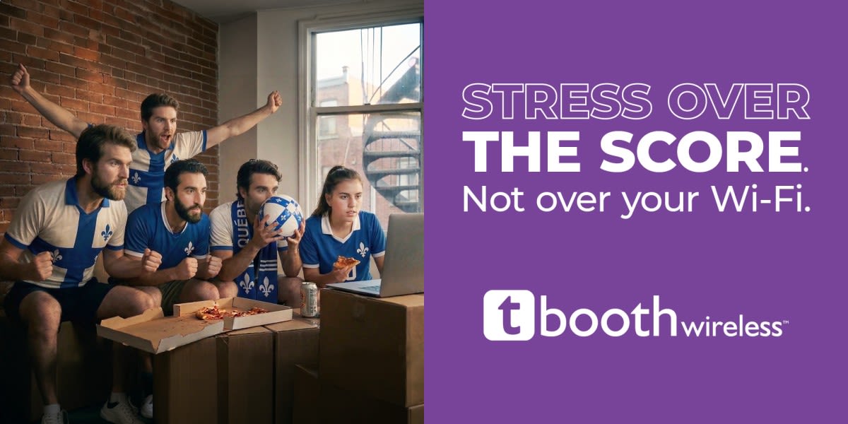 Stress over the score. Not over your Wi-Fi.