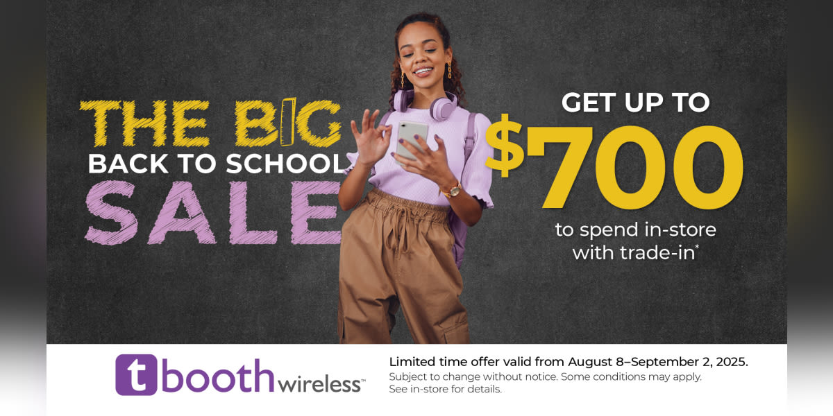 THE BIG BACK TO SCHOOL SALE