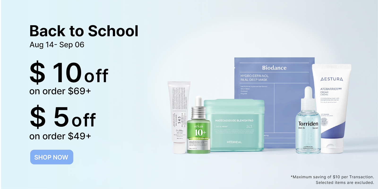 Back to school: Spend More, Save More