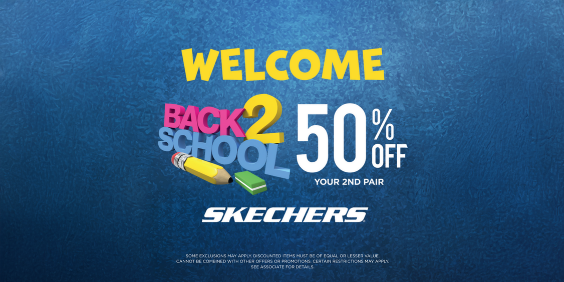 Back-to-School Buy One, Get the Second Pair 50% Off