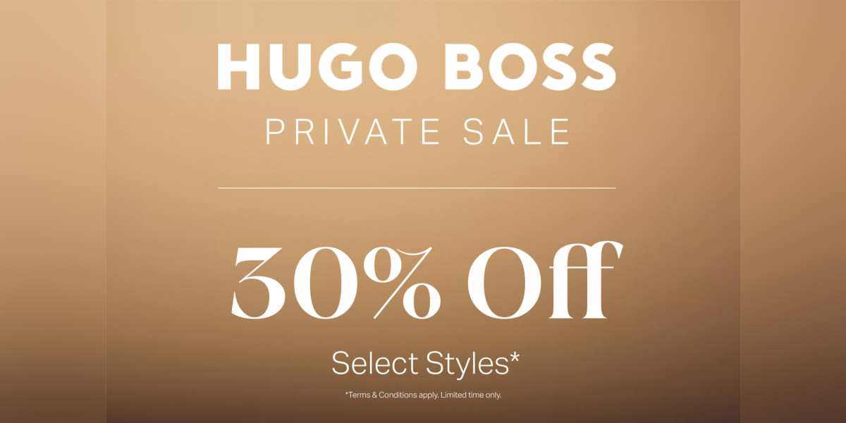 HUGO BOSS Private Sale