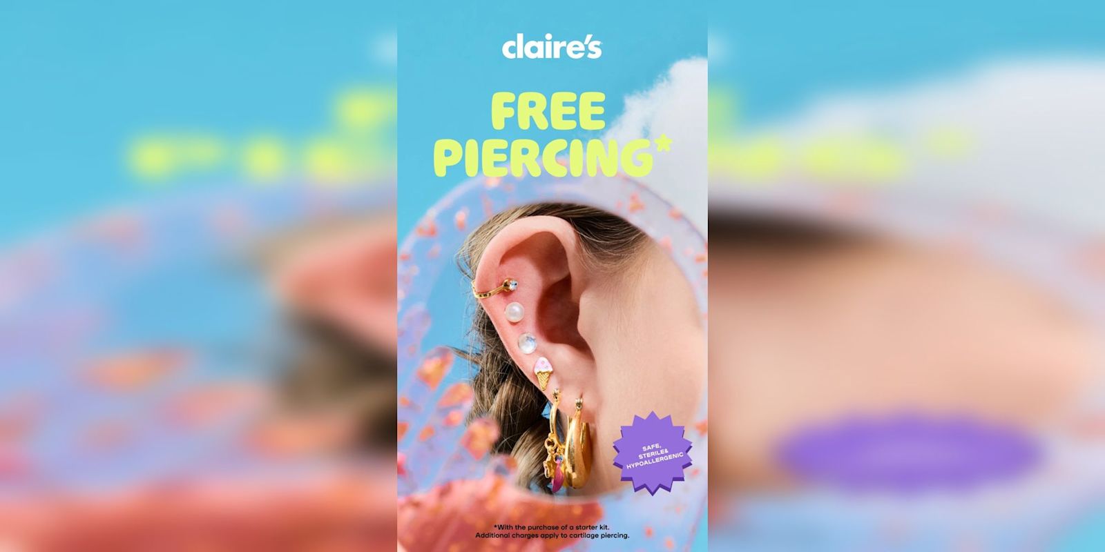 Claire's - Free Ear, Cartilage & Nose Piercings!