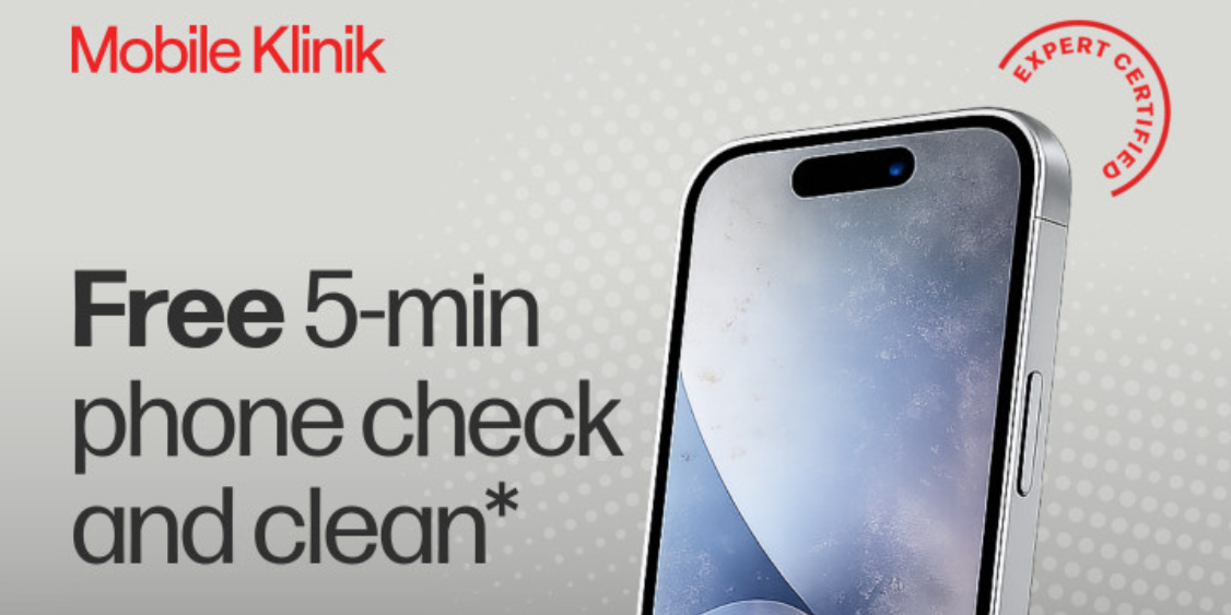 Free 5-min phone check and clean*