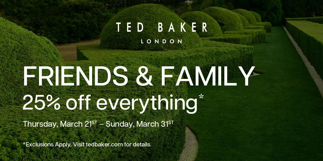 Ted Baker Friends and Family SS24