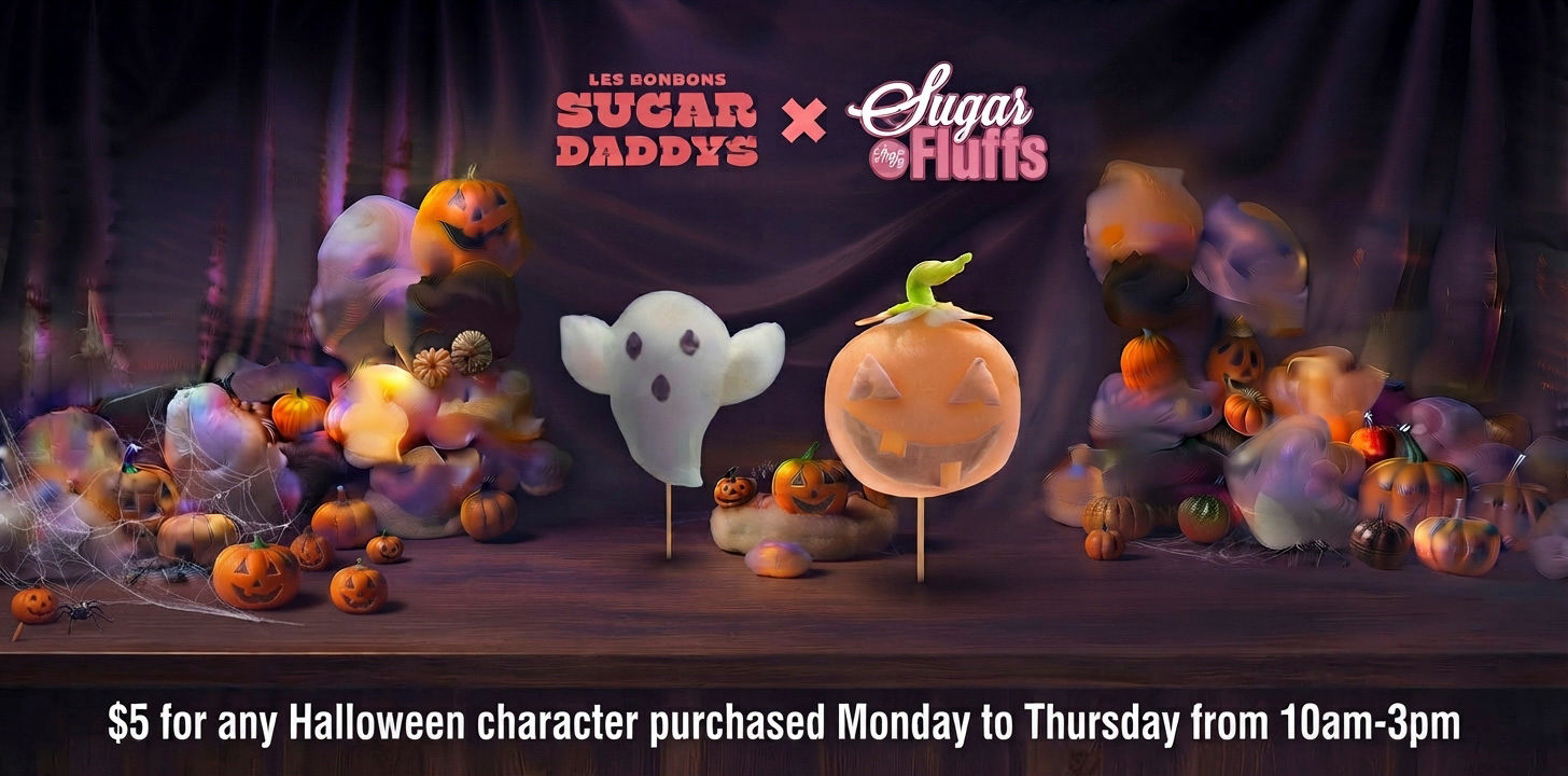 $5 Ghost or Pumpkin Cotton Candy