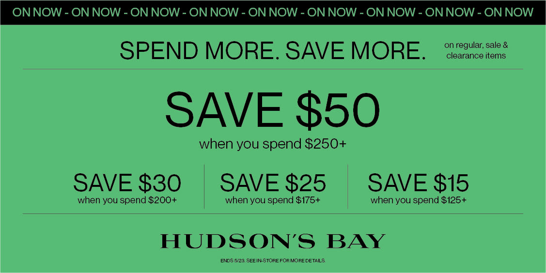 Spend More. Save More.