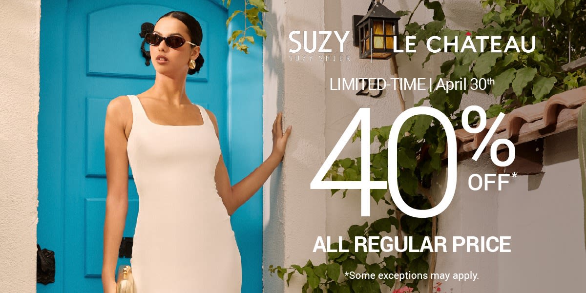 40% OFF All Regular Price