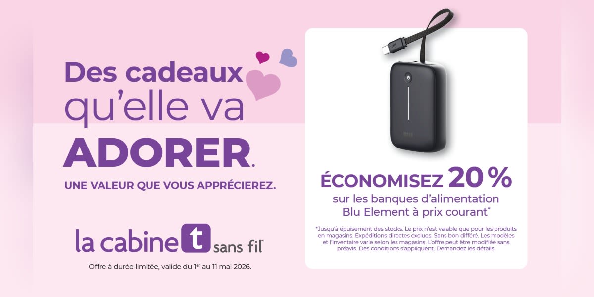 Des cadeaux qu’elle va adorer. Une valeur que vous apprécierez.