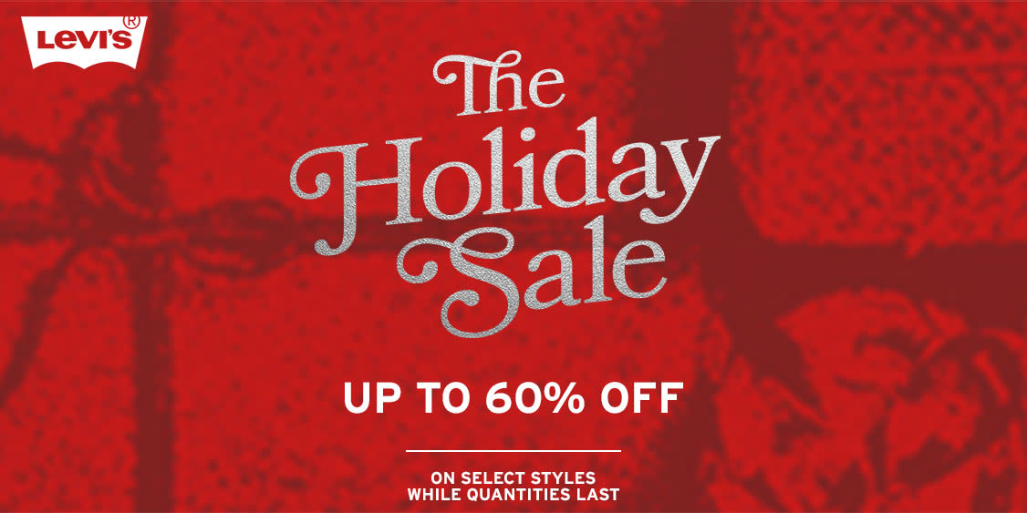 The Holiday sale: get up to 60% off!