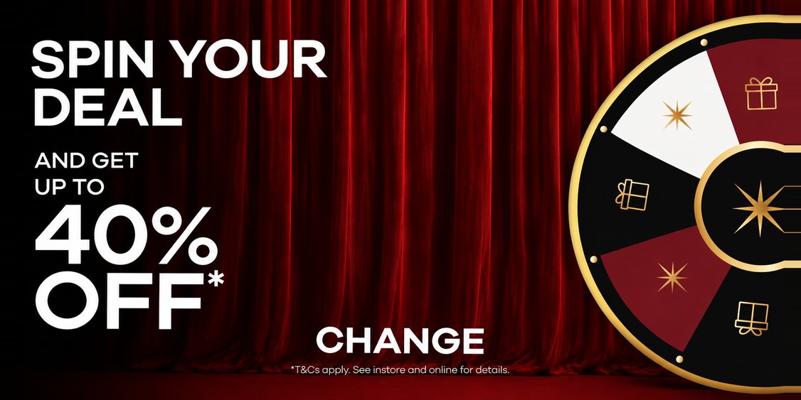 SPIN YOUR DEAL – UP TO 40% OFF!