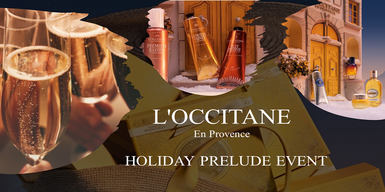L'Occitane's Festive Prelude: Bottle Painting, Samples & Holiday Treats