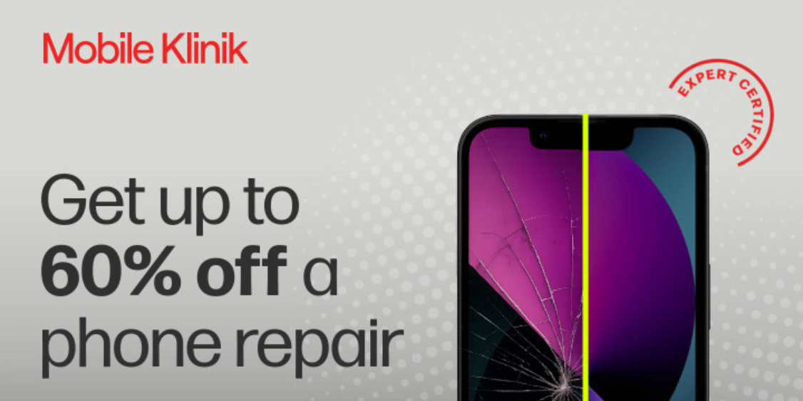 Save up to 60% on a phone repair. 