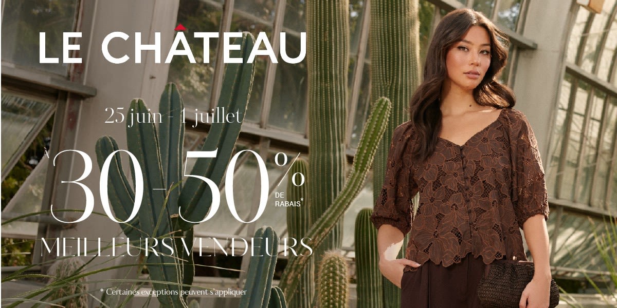 30 à 50 % de rabais