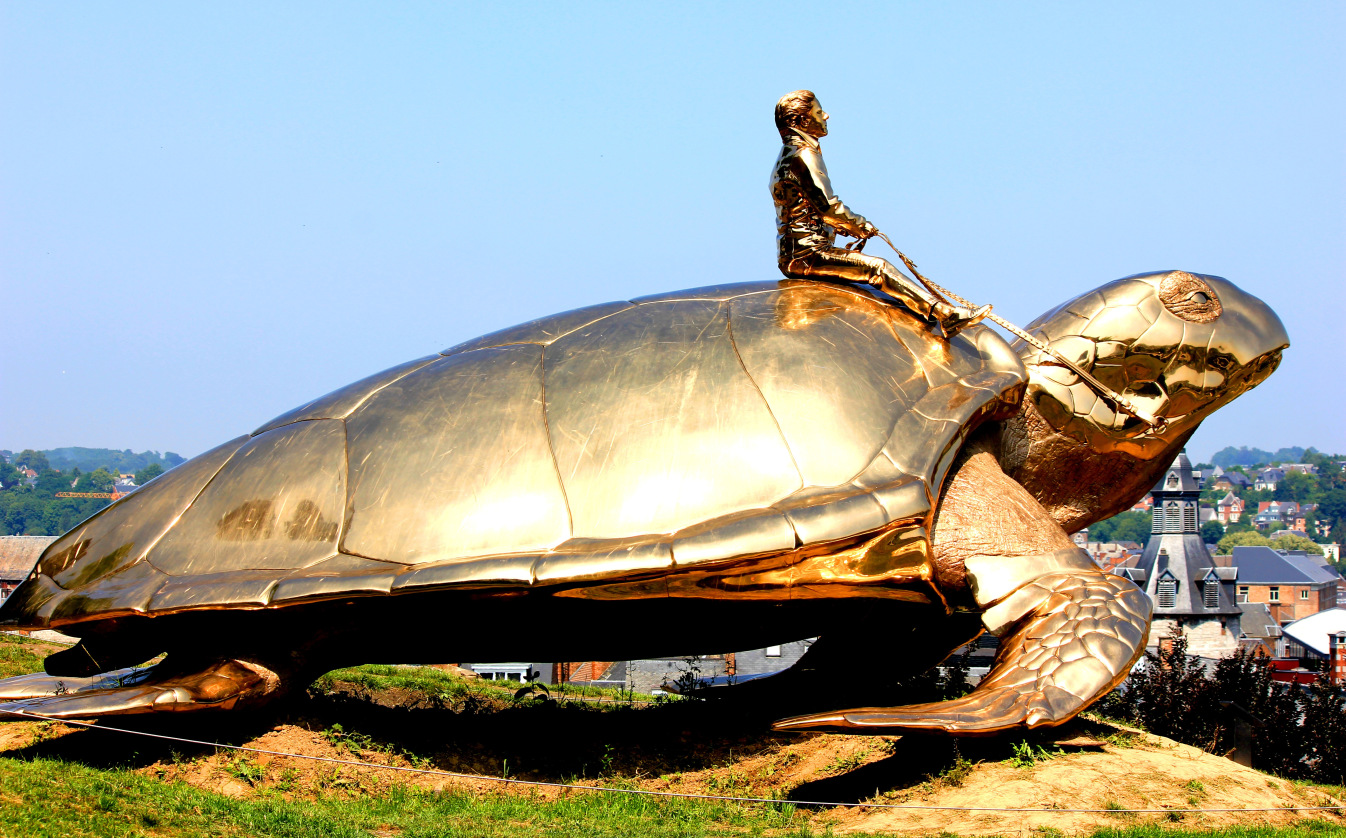 Namur Belgium Gold Turtle