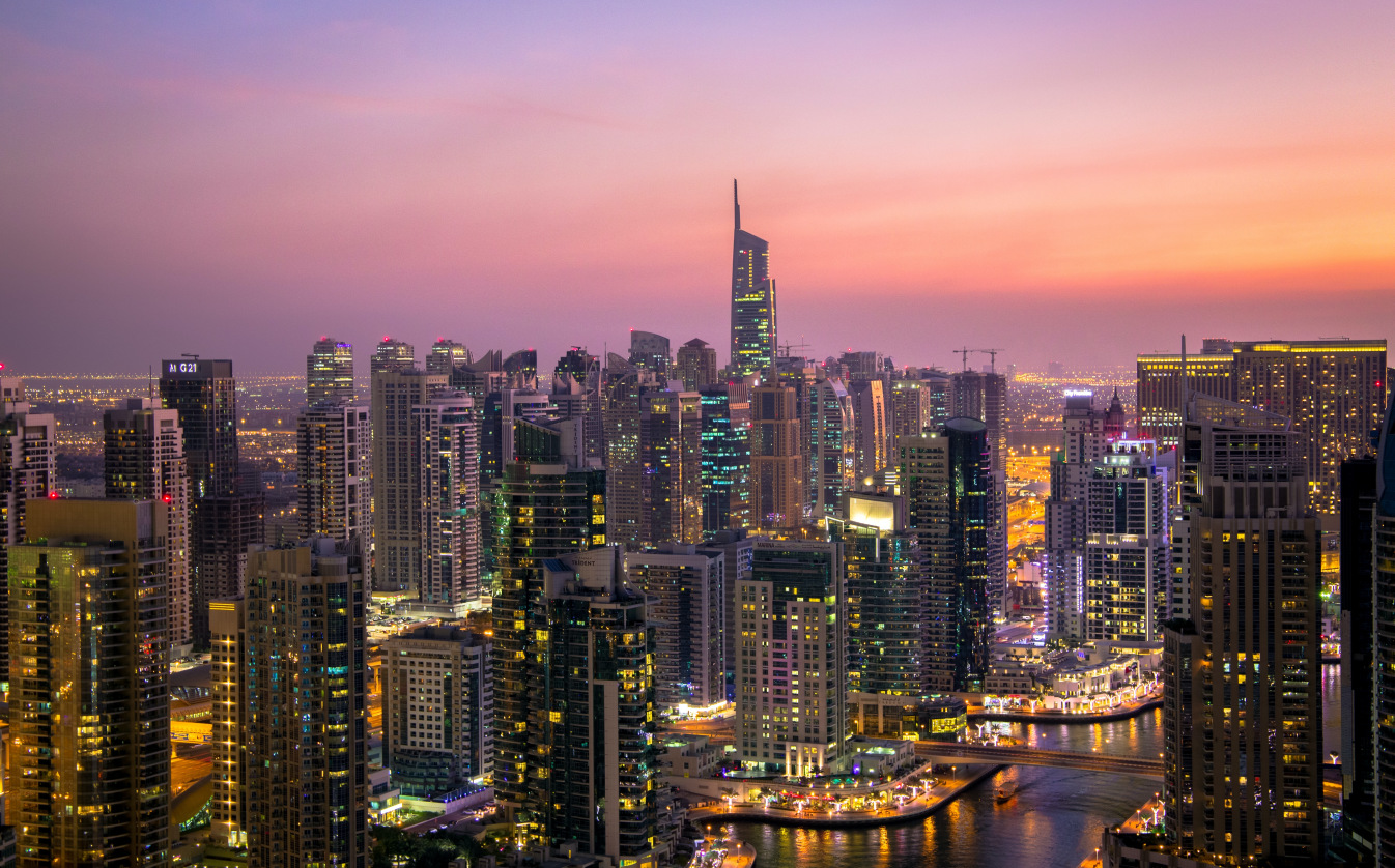 Dubai Tower City View