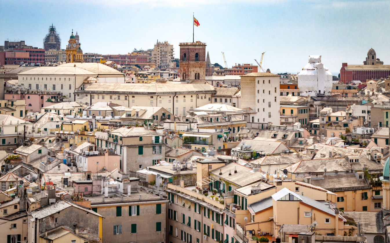 Genoa Italy City View