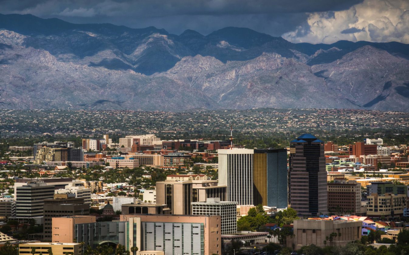 Tucson city skyline