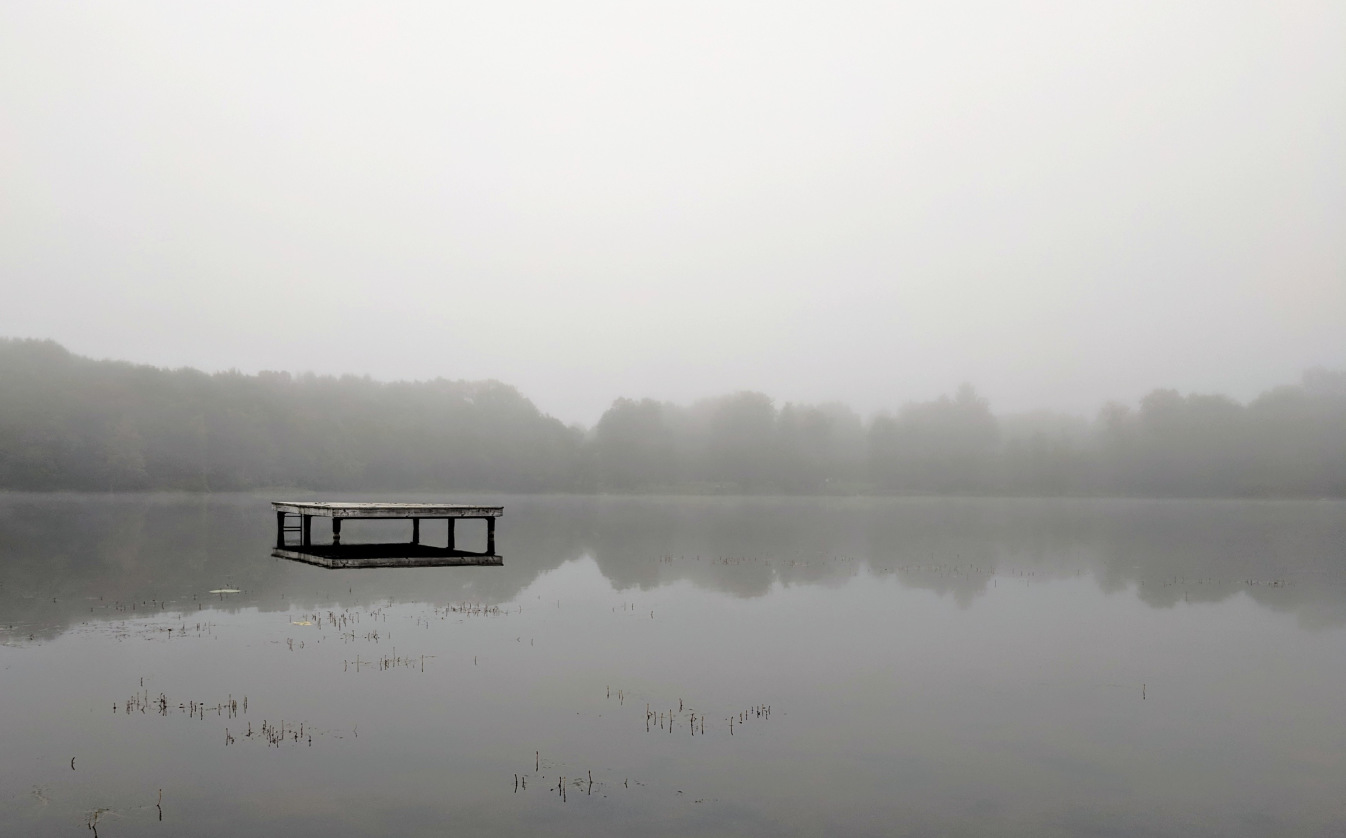 Akron USA Water fog lake
