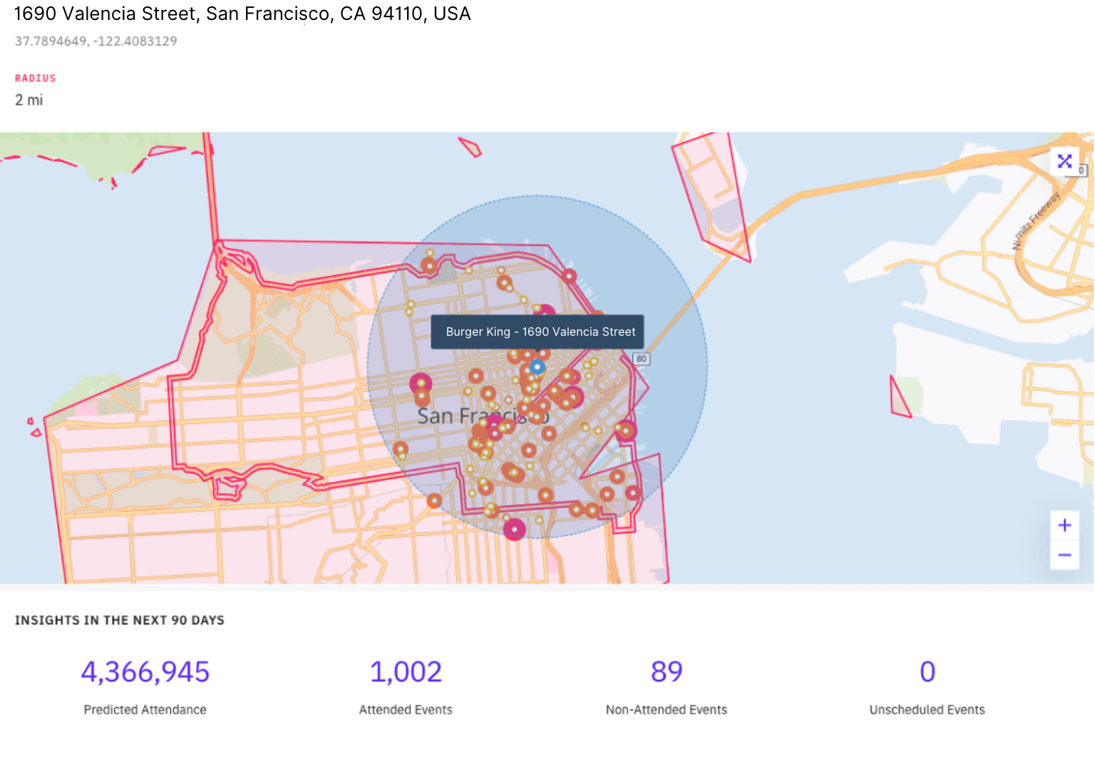 location insights - burger king