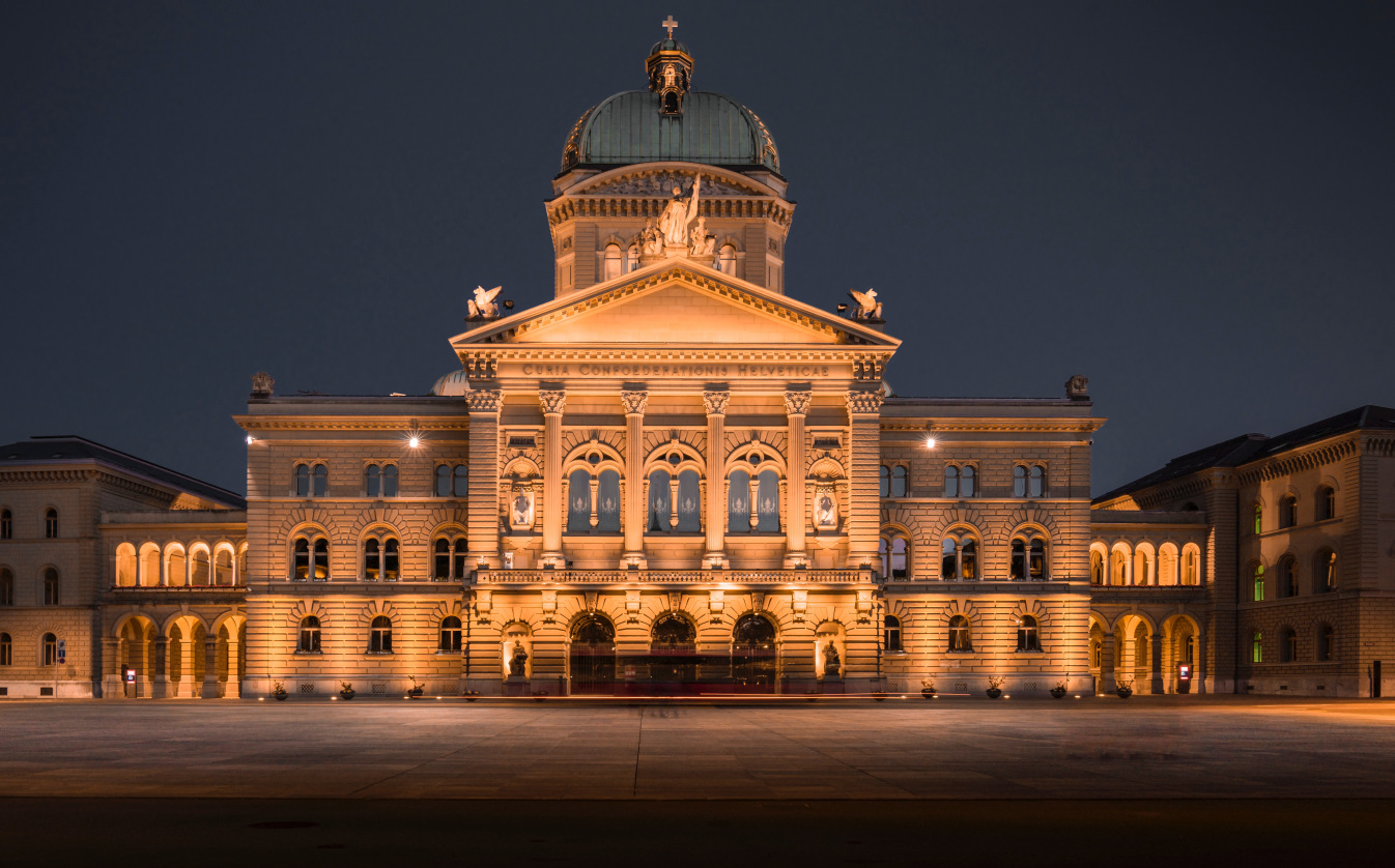 The Swiss Parliament Building or Federal Palace