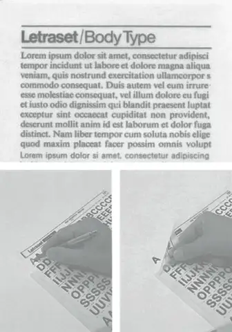 Letraset переводные