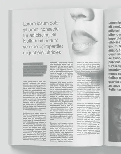 Lorem Ipsum Magazine Layout