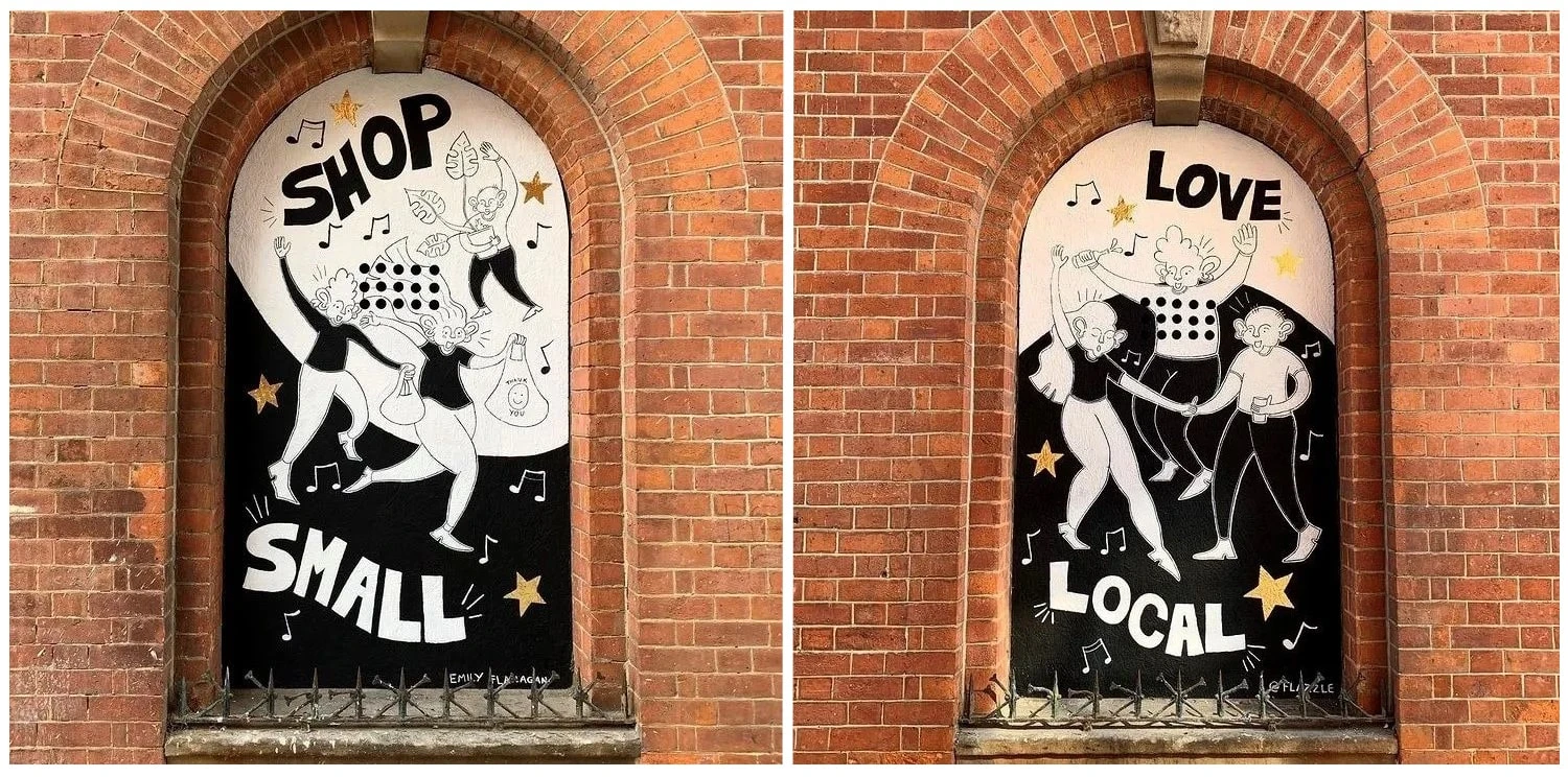Shop Small, Love Local artwork