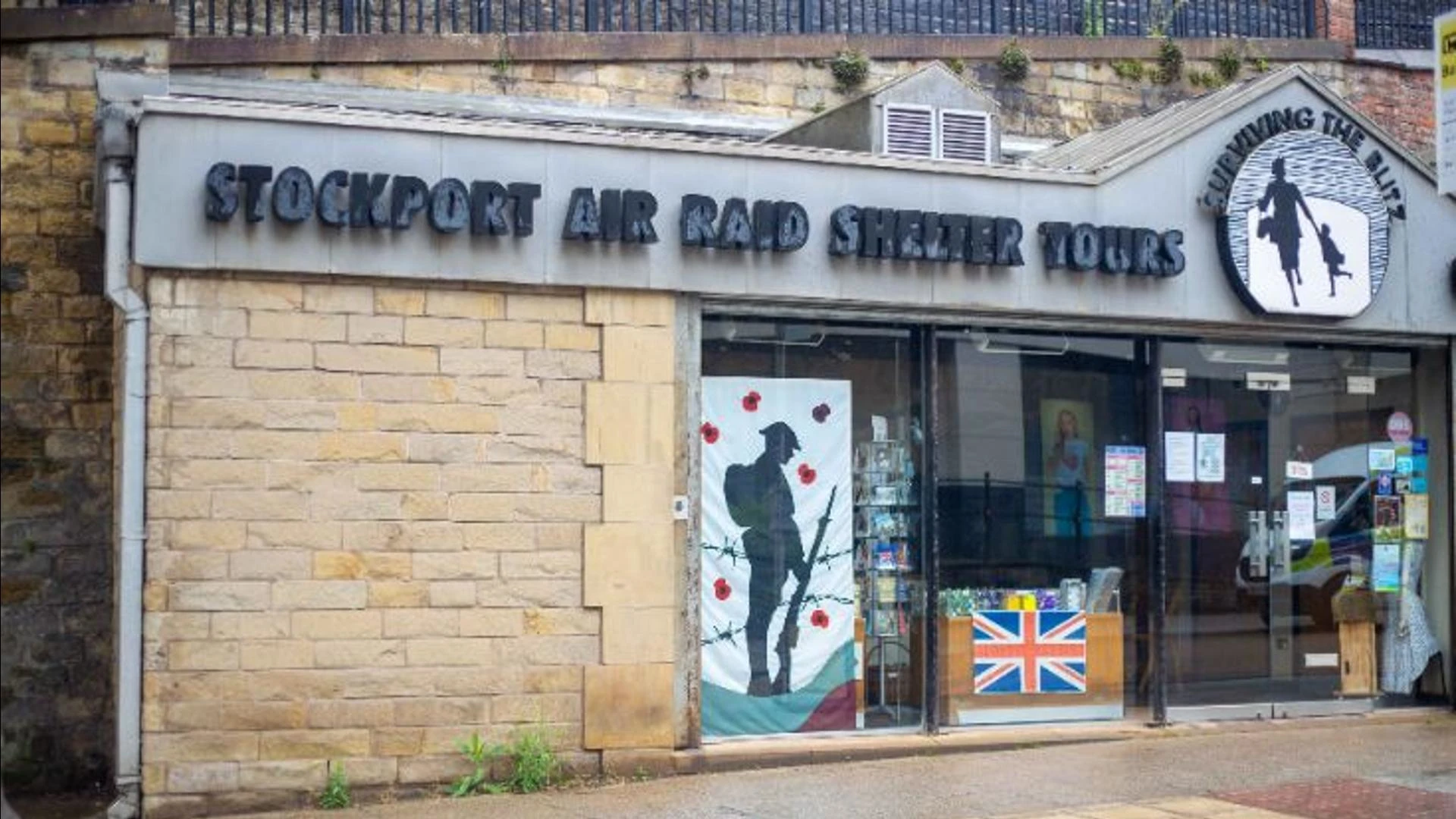 Front of Air Raid Shelters