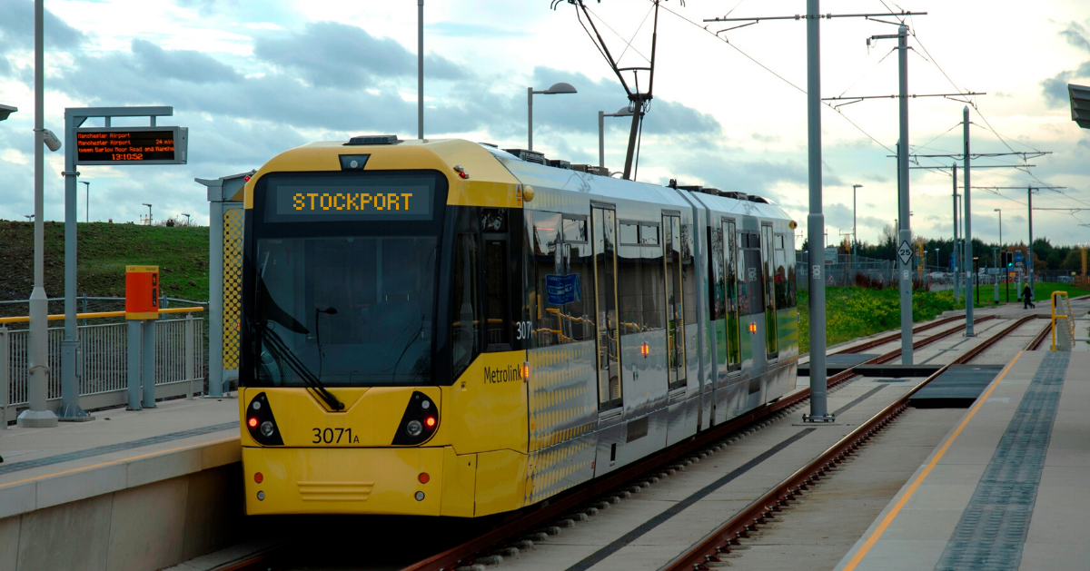 Metrolink on the tram line