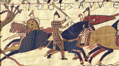 The Bayeux Tapestry display at High Lane Library