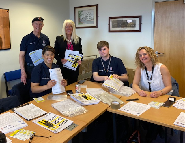 Police cadets team up with Trading Standards to produce 'No Cold Calling' packs for residents
