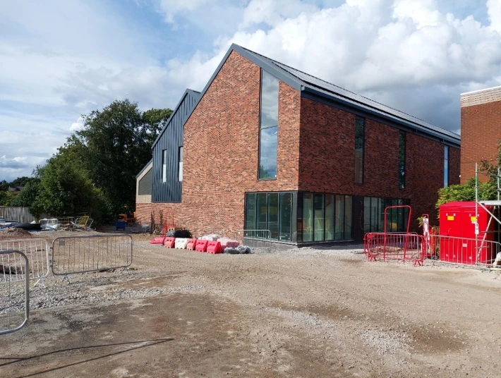 Marple Hub - West elevation