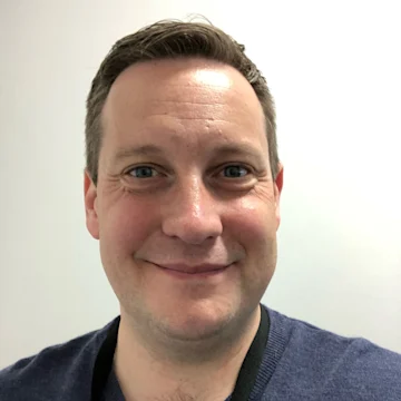 A man smiling 