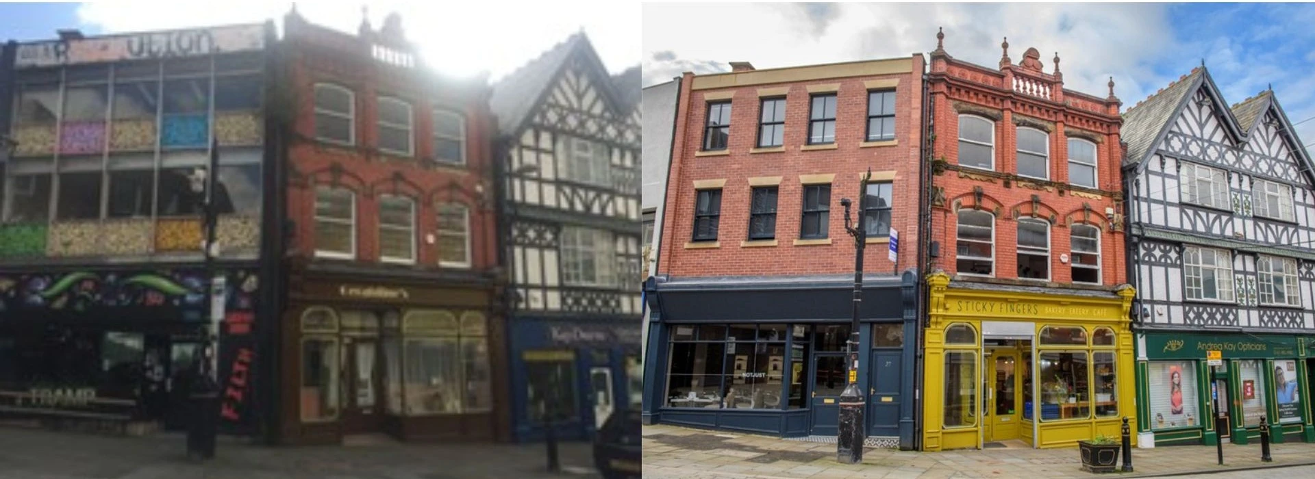 NEWS: Sticky Fingers before and after renovation
