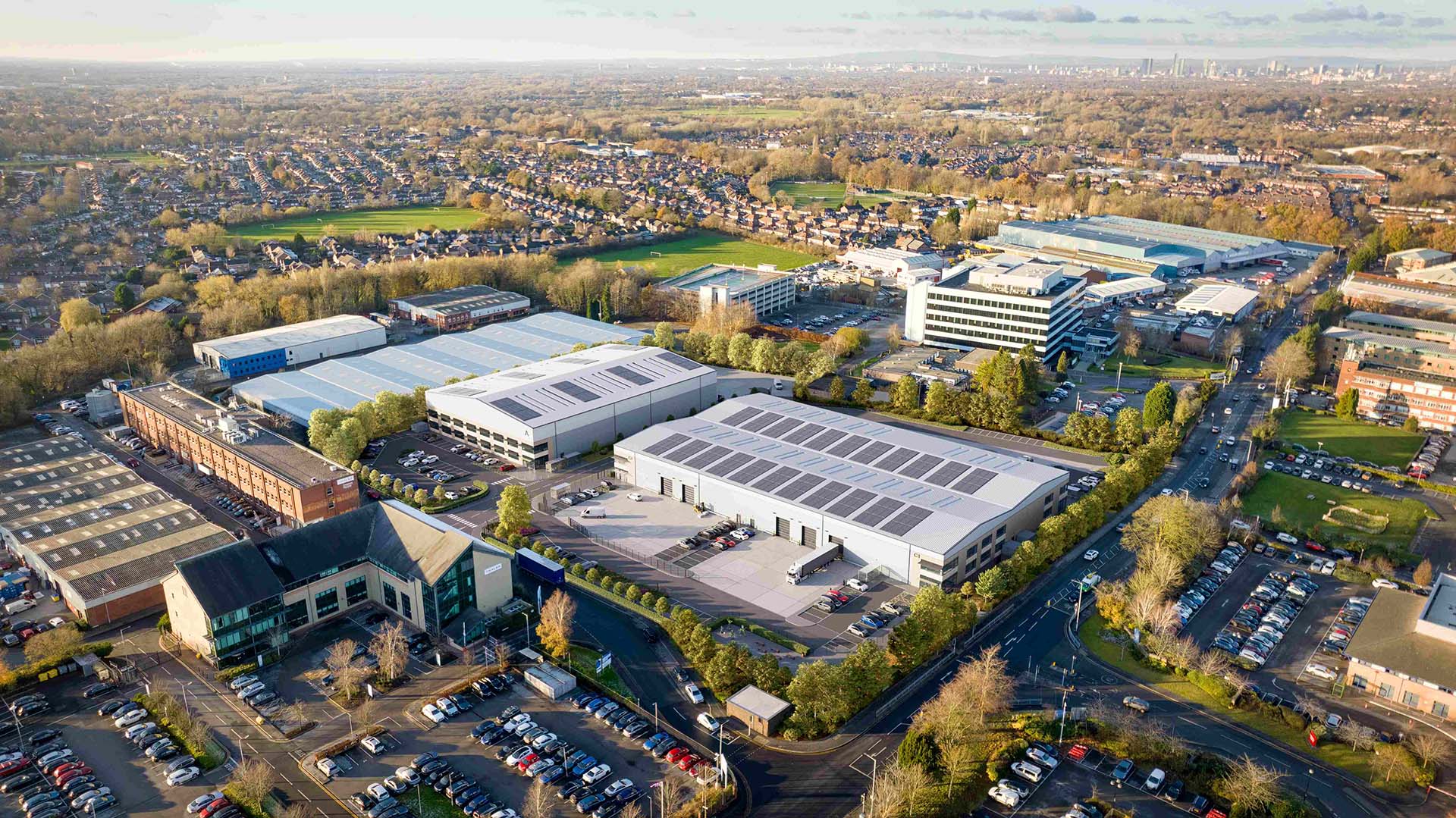 Cheadle Eco Business Park CGI