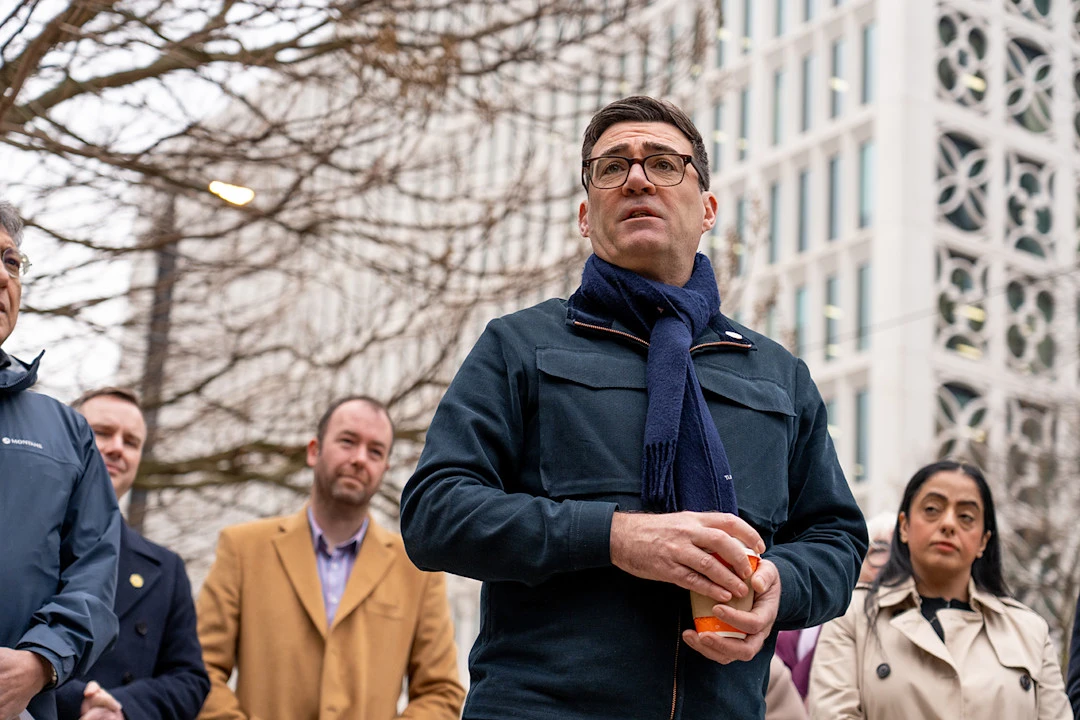 NEWS: GM Mayor Andy Burnham at the bus pass announcement