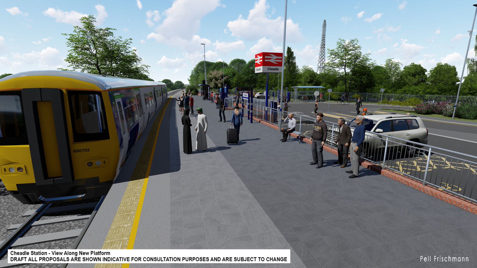 Funding for a new railway station at Cheadle approved