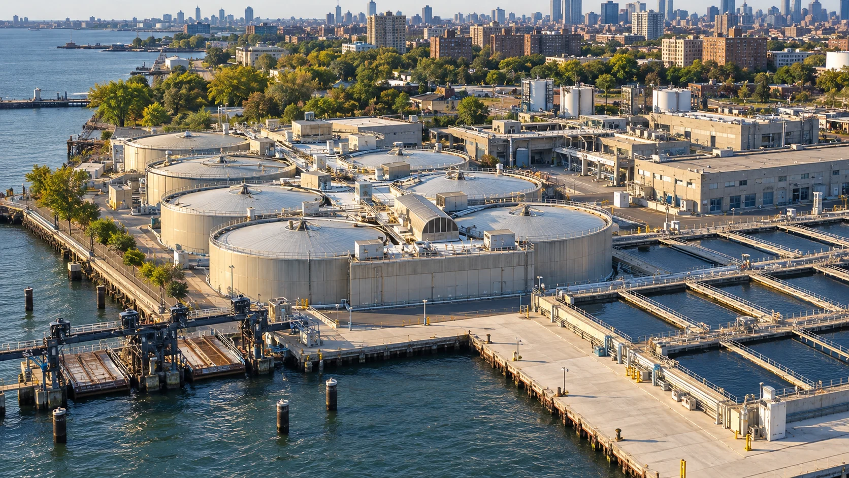 Project image for Owls Head Wastewater Treatment Plant