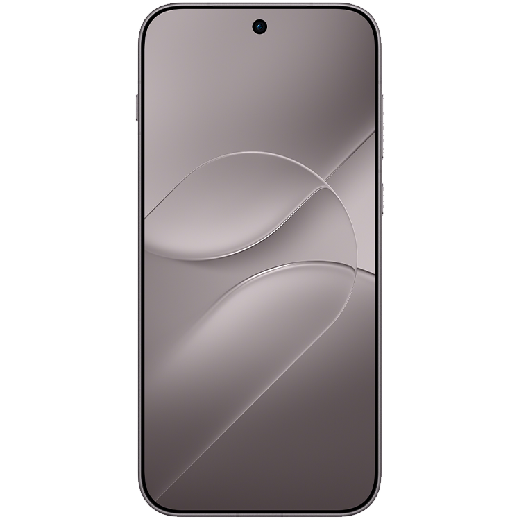 OPPO Find X10 i grått, vy framifrån