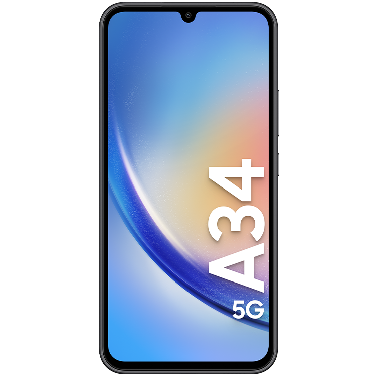 Samsung-Galaxy-A34-Black-IQ---front