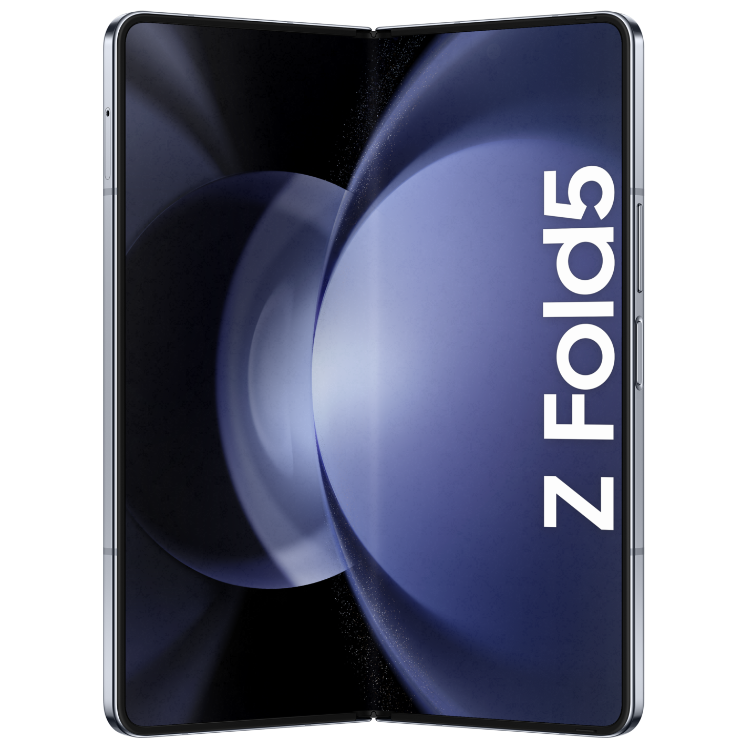 Samsung Galaxy Z Fold5 blue vik framsida
