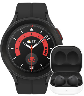 Galaxy Watch5 pro med buds