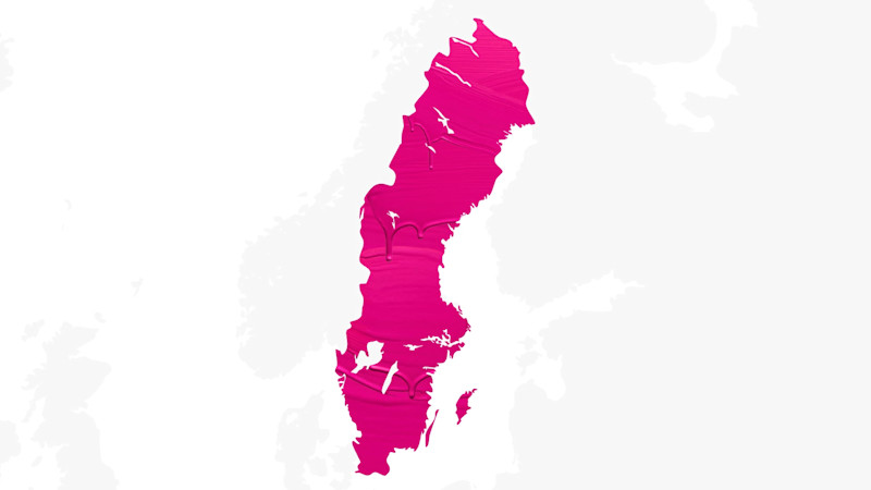 5G Sverige täckningskarta magenta Comviq 