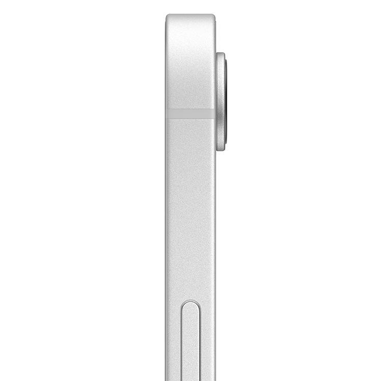 Sida på vit iPhone 17e