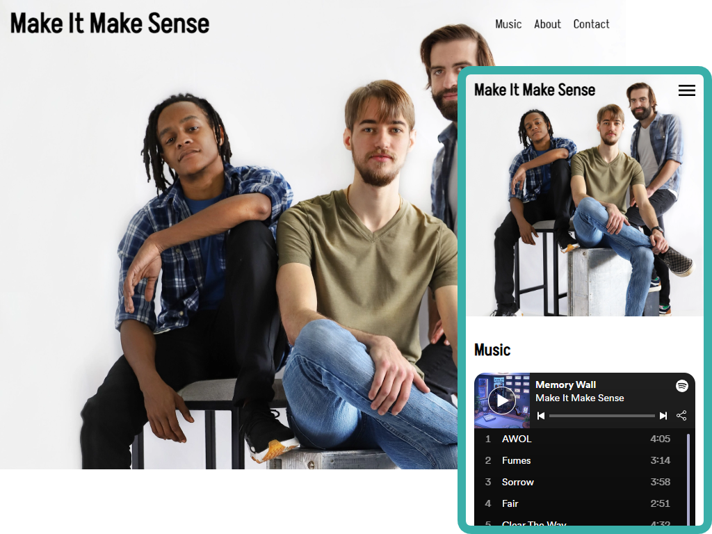 Make It Make Sense Website Preview