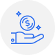 Hand holding money icon