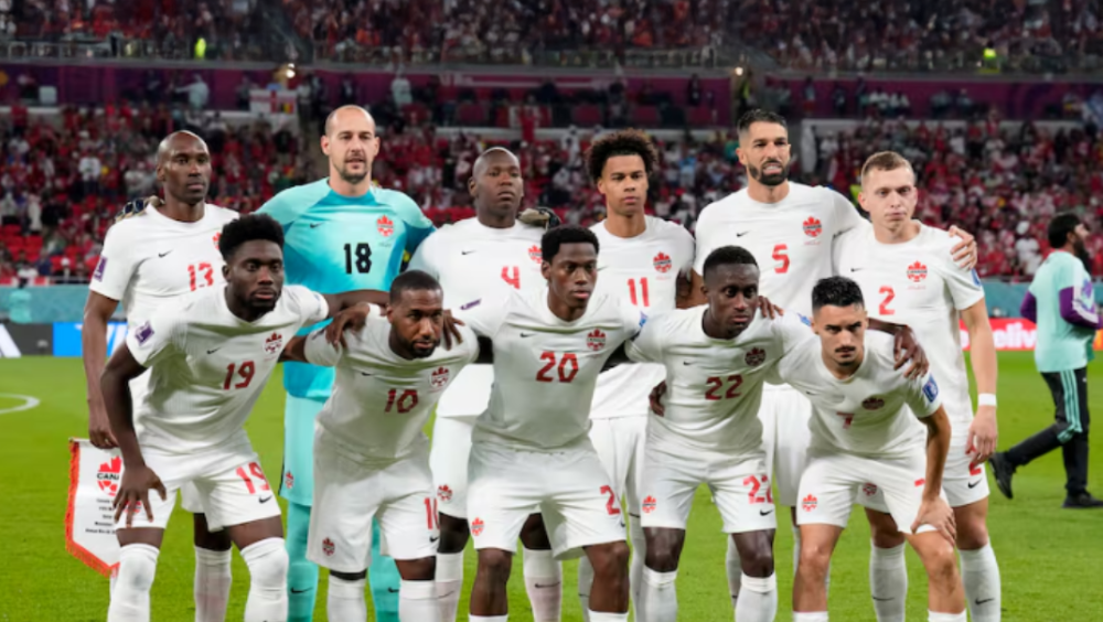 Team Canada soccer players