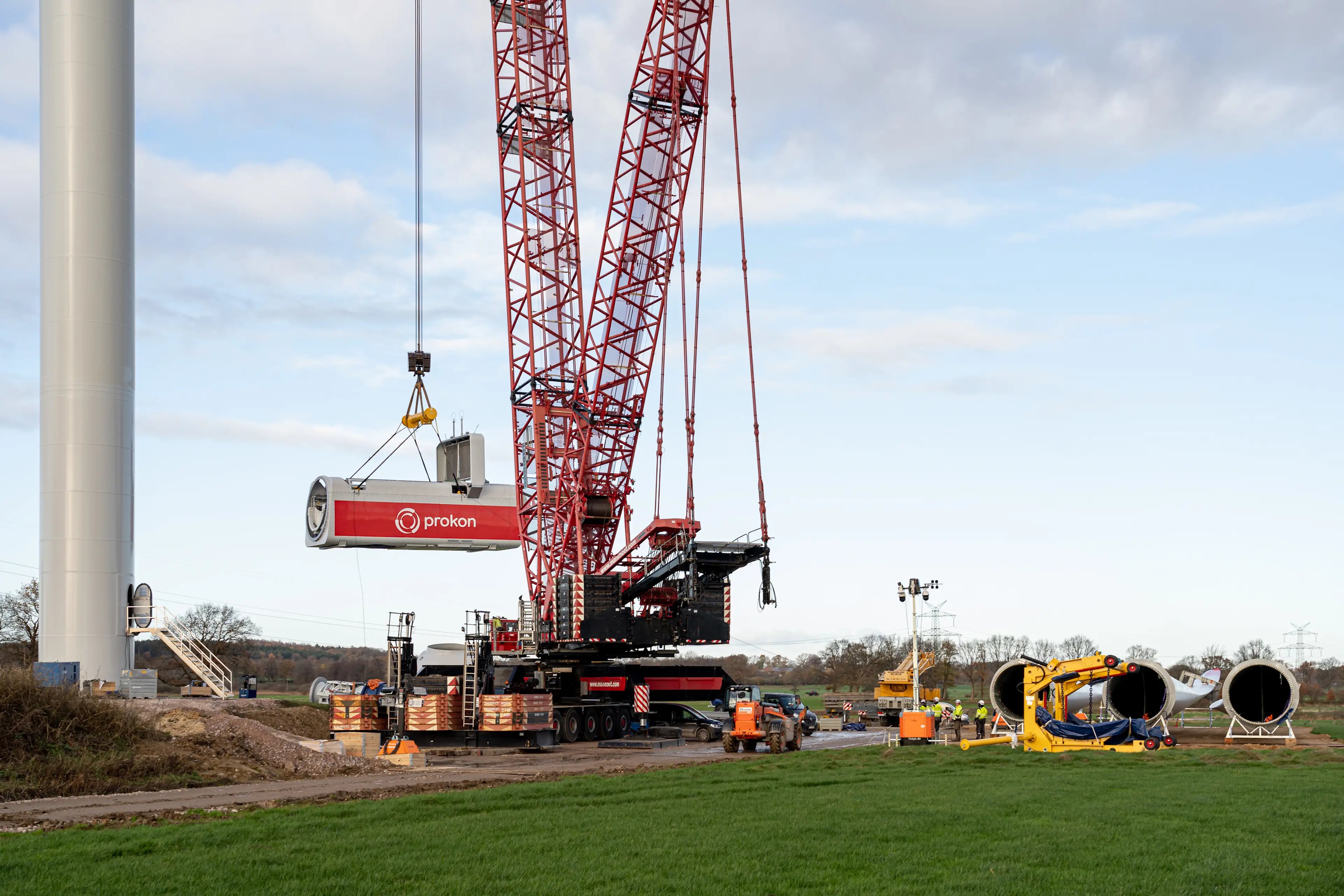 Construction of a wind turbine